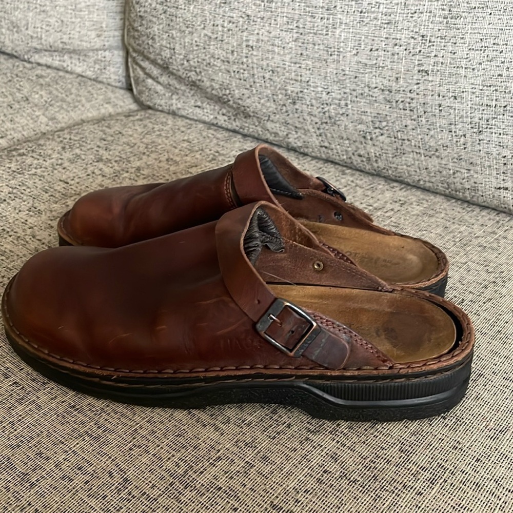Naot Men's Brown  Glacier Buffalo Leather  Size 46‎  US 13 - 13.5